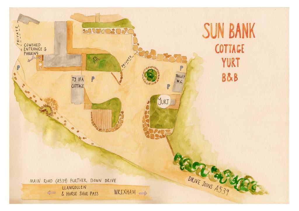 Sunbank Accommodation Llangollen Esterno foto